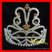 Couronne de tiare de concours de strass à vendre